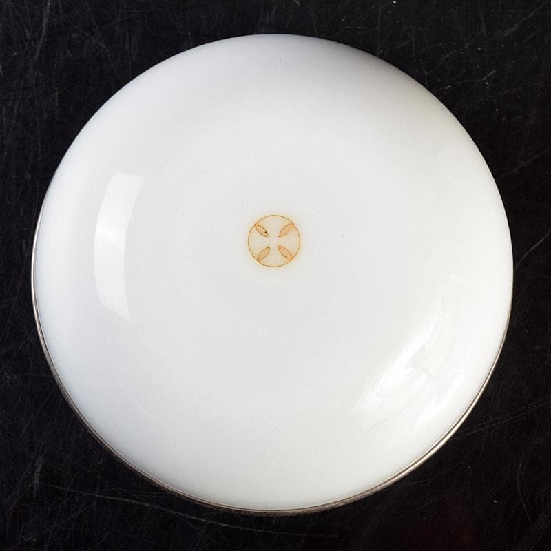 七宝焼　安藤七宝店　藤松紋　盒子蓋物　共箱　M　R7693