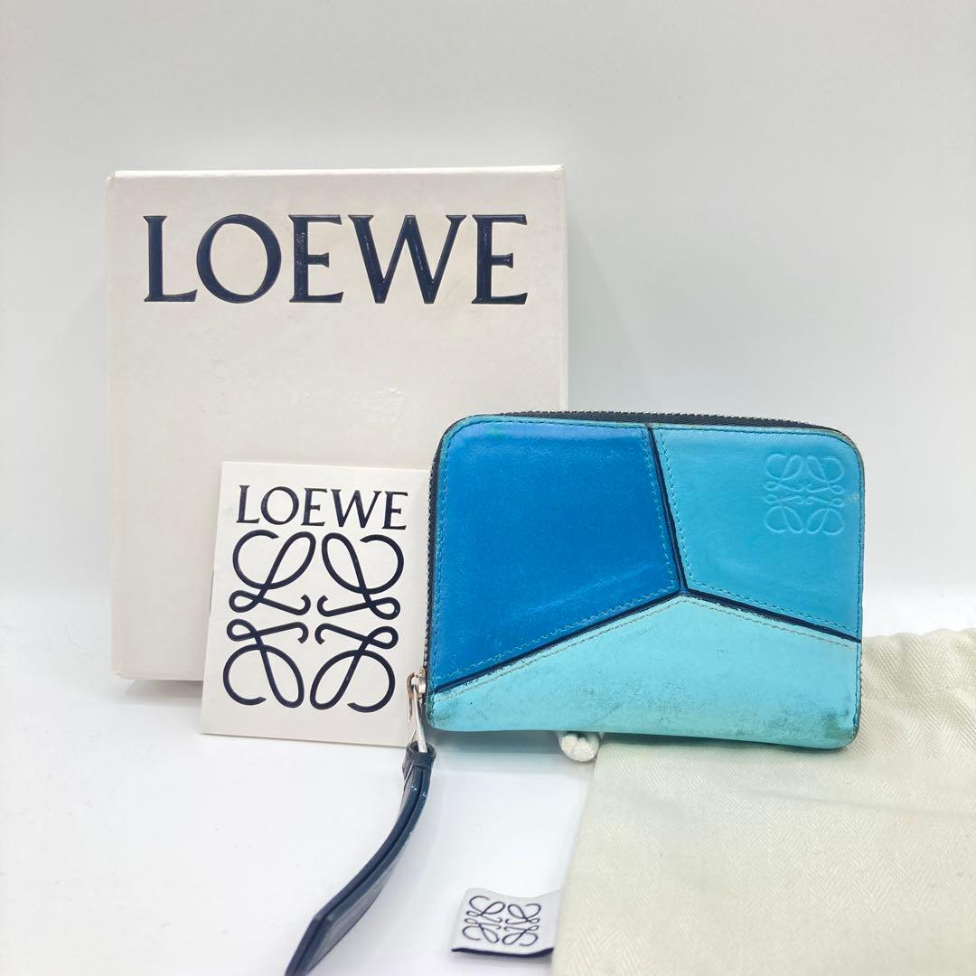 LOEWE Puzzle 6 Card Zip Wallet 財布