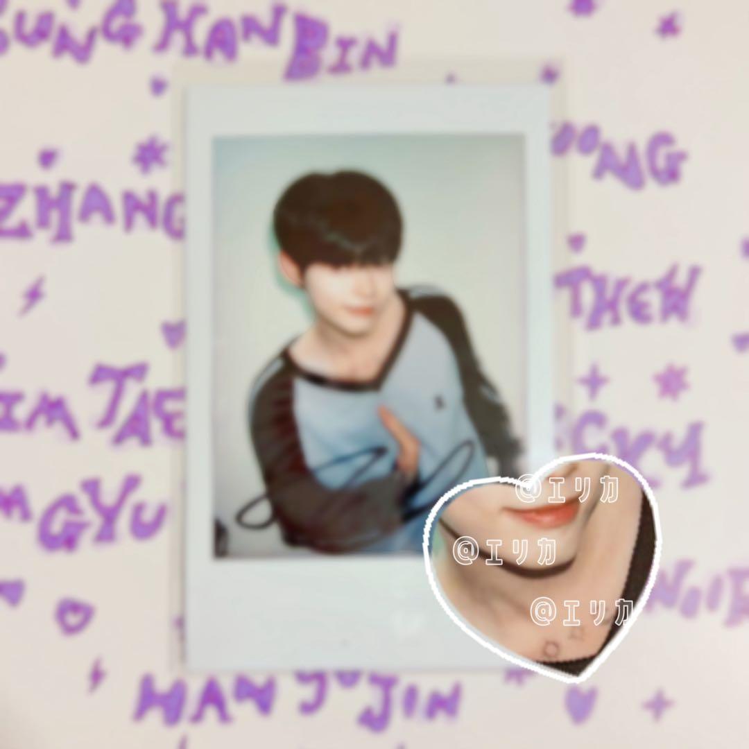 zb1 チェキ　直筆サイン　ハンビン