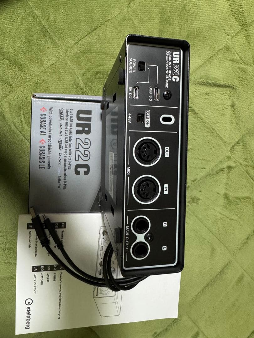 【箱無し】Steinberg UR22C オーディオインターフェイス