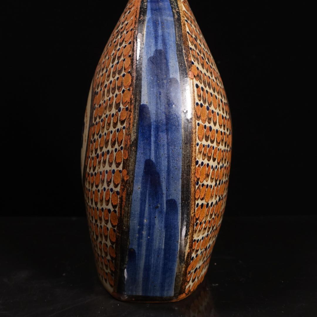 最終値下 ビンテージ トナラ焼 花瓶 メキシコ民芸 飾壷 置物