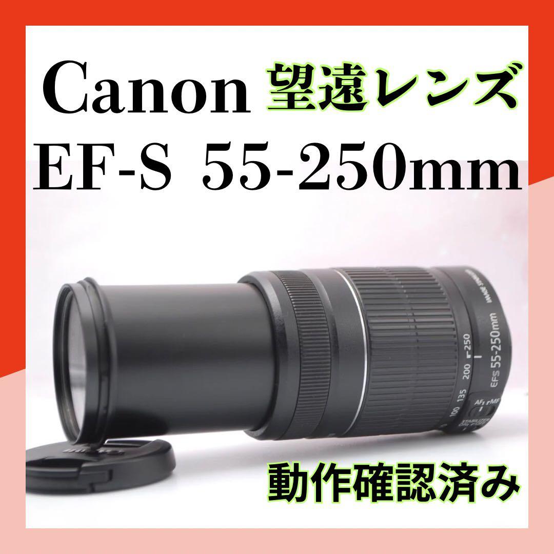 Canon EOS 55-250mm IS Ⅱ⭐手振れ補正⭐望遠レンズ⭐一眼レフ