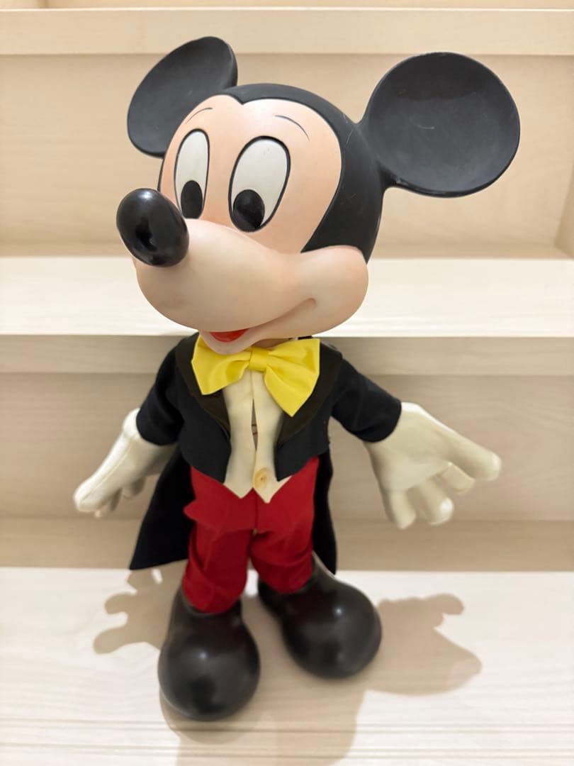 ミッキーマウス 陶器 レトロ ビンテージ 置物 開園当初 ディズニー