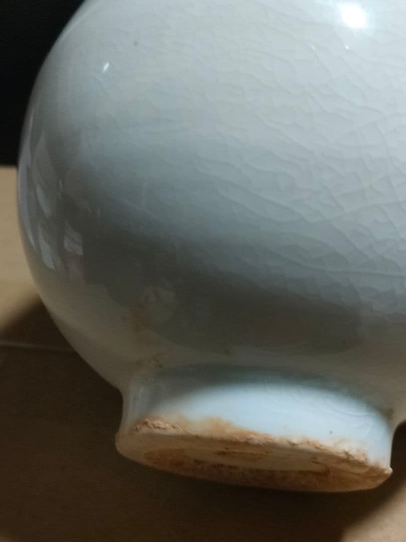 李朝白磁　徳利　花瓶　時代物　分院　朝鮮美術