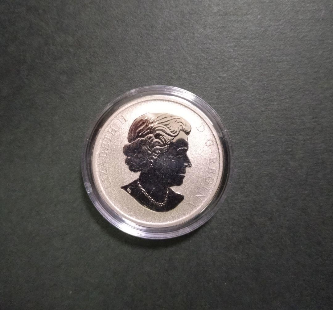 カナダ 25セント 2013年 モササウルス科ティロサウルス【最後の1枚】