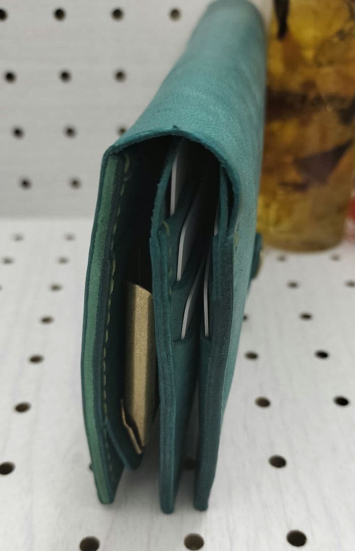 【ソ-ラ】キャッチャー 本革 長財布 ハンドメイド