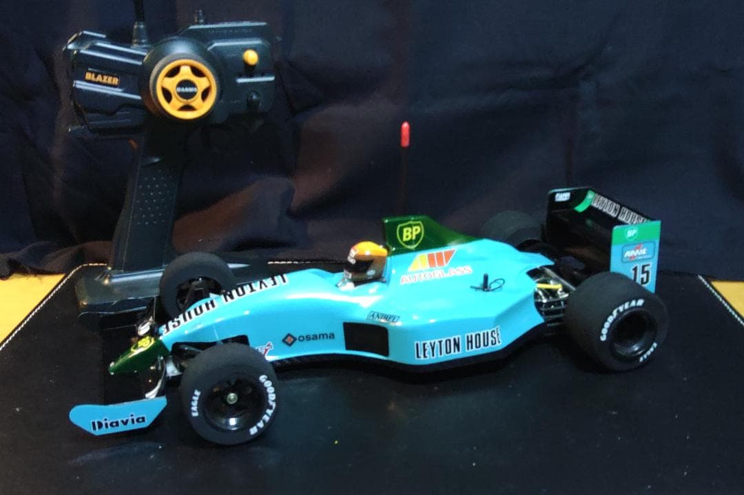 未走行：タミヤF104Wシャーシ・レイトンハウスCG901ボディ・オマケ付