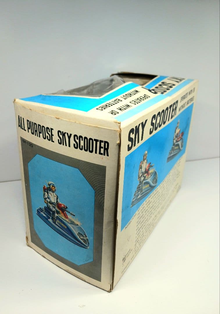 希少 スペーストイ スカイスクーター 宇宙船 ブリキ