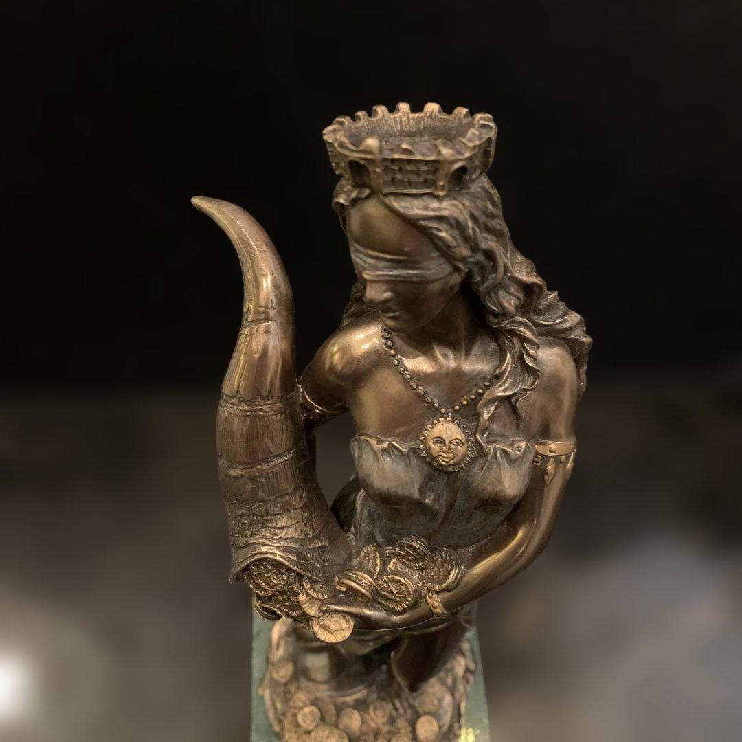 幸運の女神 ブロンズ製女性像 IM-15