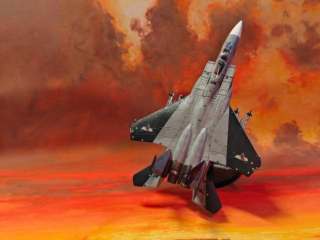 1/144 電飾改造 完成品 F-15c PLSL付き サイファー 円卓の鬼神