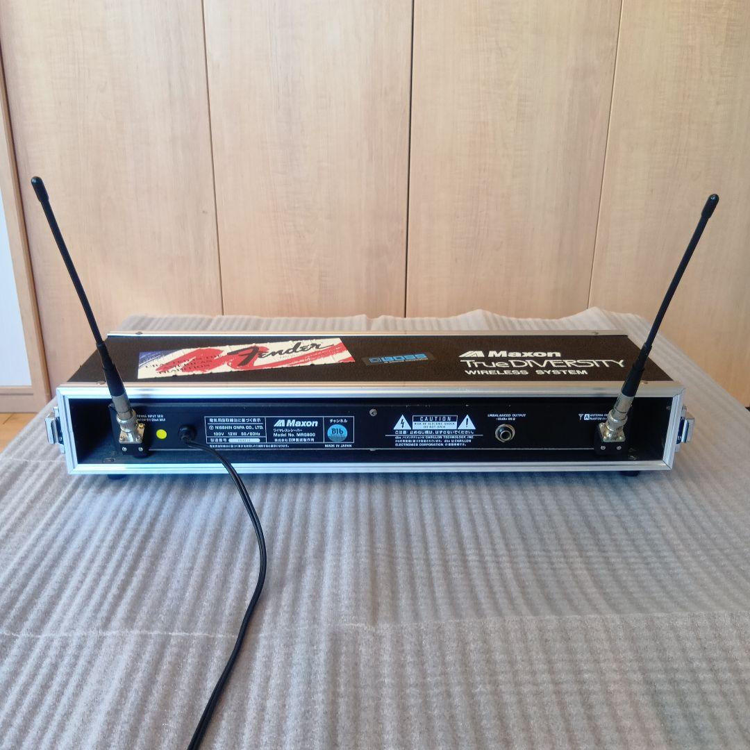 Maxon ワイヤレスシステム MS800 ギター用　　純正ラックケース付き!!