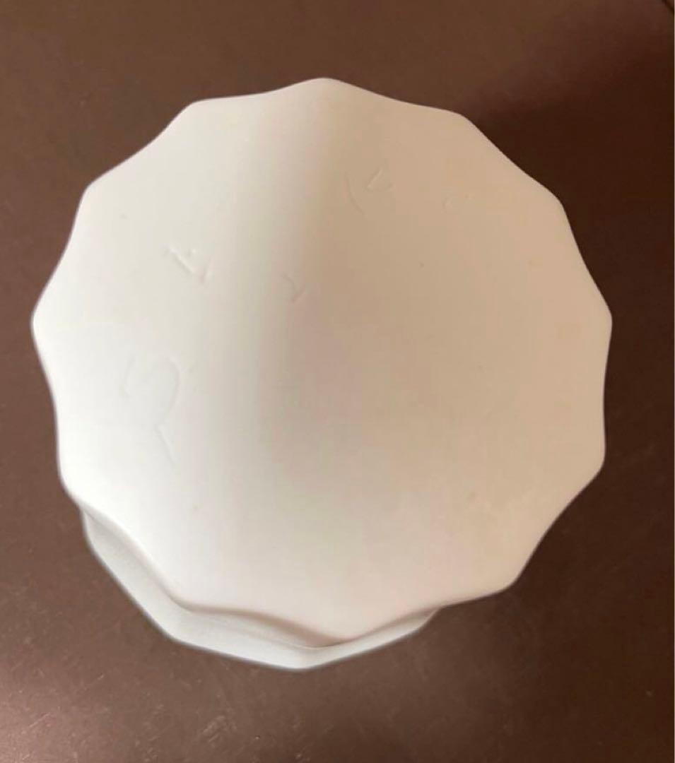 若杉聖子 白磁器　人気作家陶芸家　お猪口　小鉢　蕎麦猪口ペア　レア未使用美品