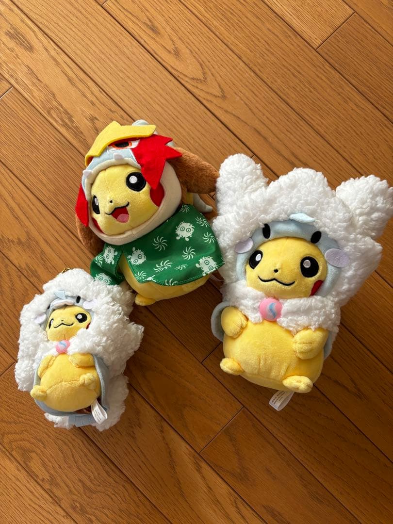 メガチルタルスポンチョピカチュウ、エンテイピカチュウ