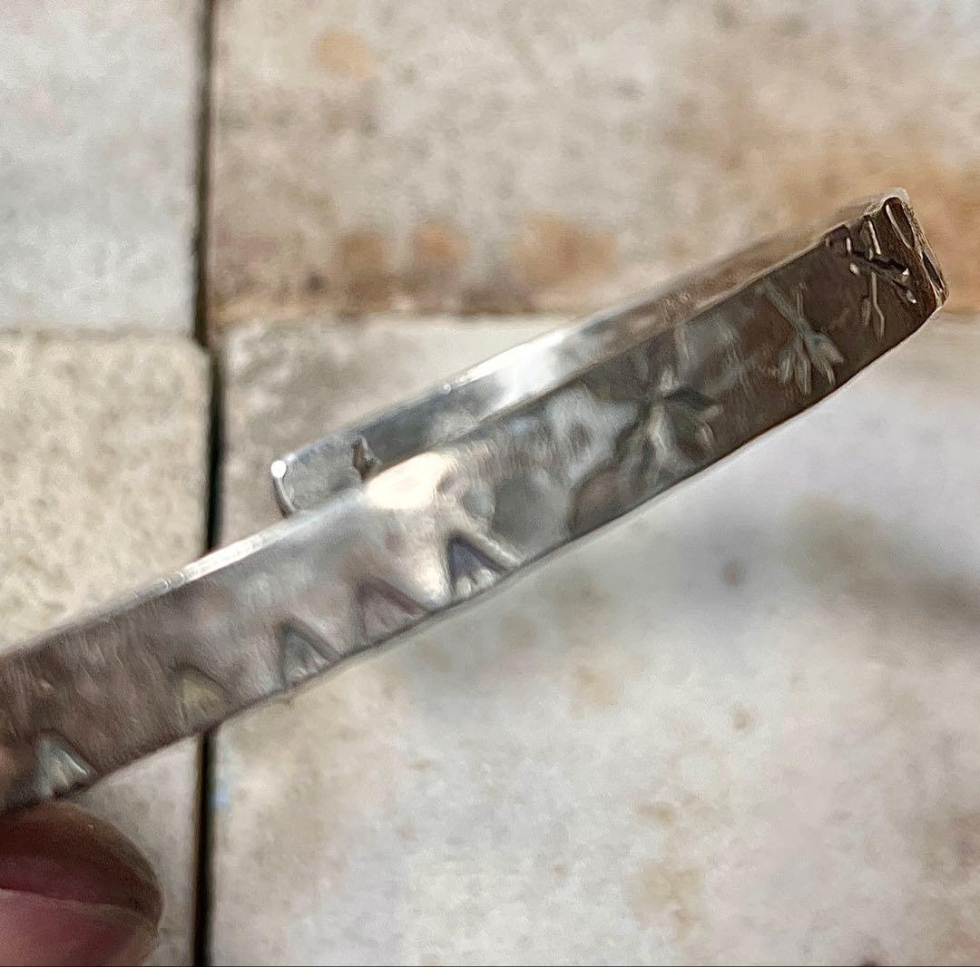 ナバホ族 シルバー バングル navajo シルバー925 950 ゴローズ