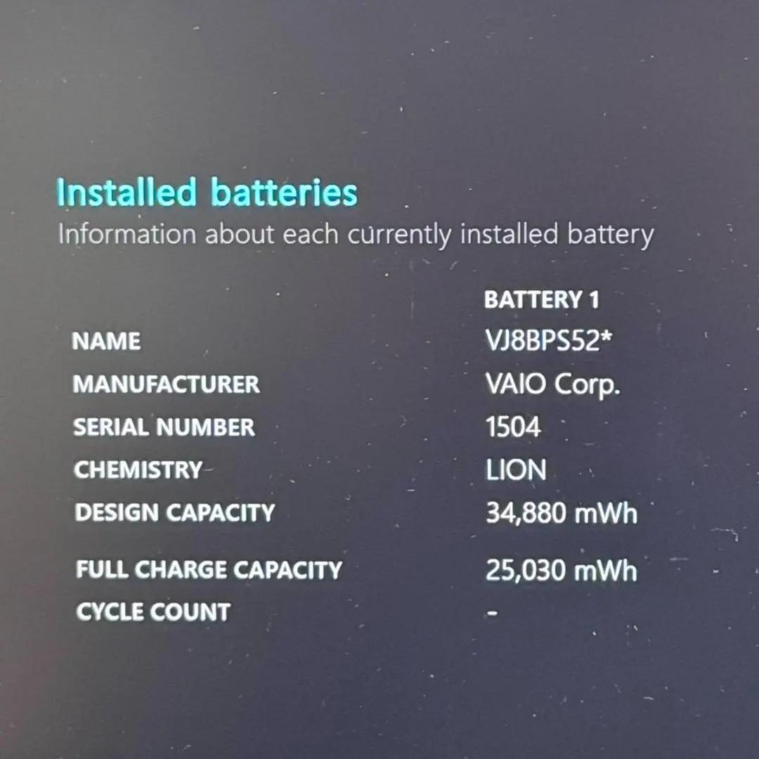 バッテリー良好❗VAIO Pro PG i5 10世代 8GB SSD256GB