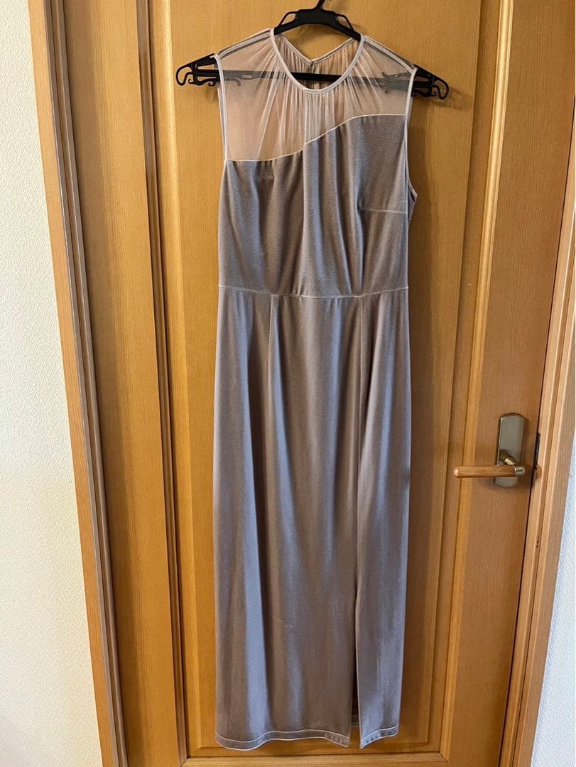 ▪︎Ameri vintage▪︎2WAY CURVE VELOURS DRESS