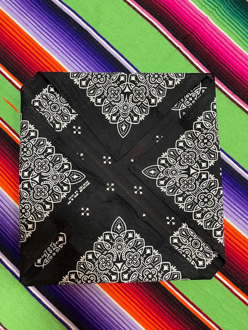 【カワカミ 】⑧⓪⑥70s USA製 バンダナ WAMCRAFT アイアン