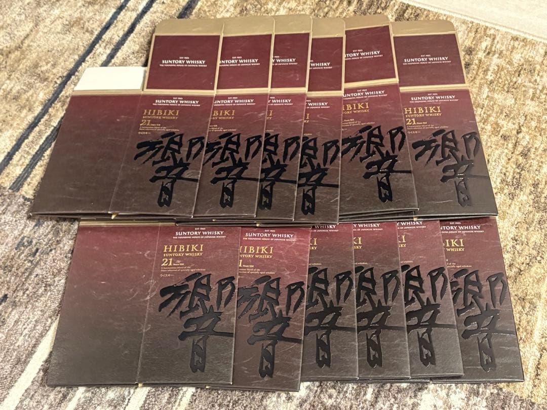 響21年空き箱　12枚