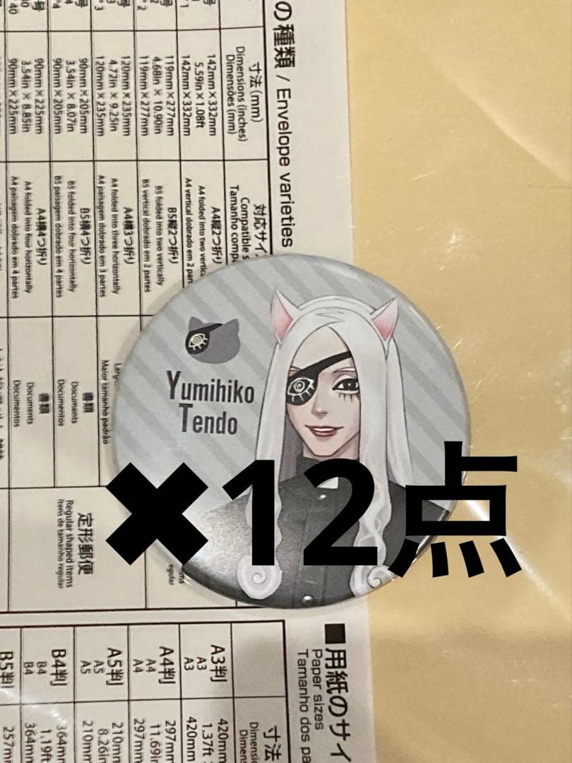 ジャンケットバンク　ナンジャタウン　缶バッジ　天堂弓彦　アップ　12点