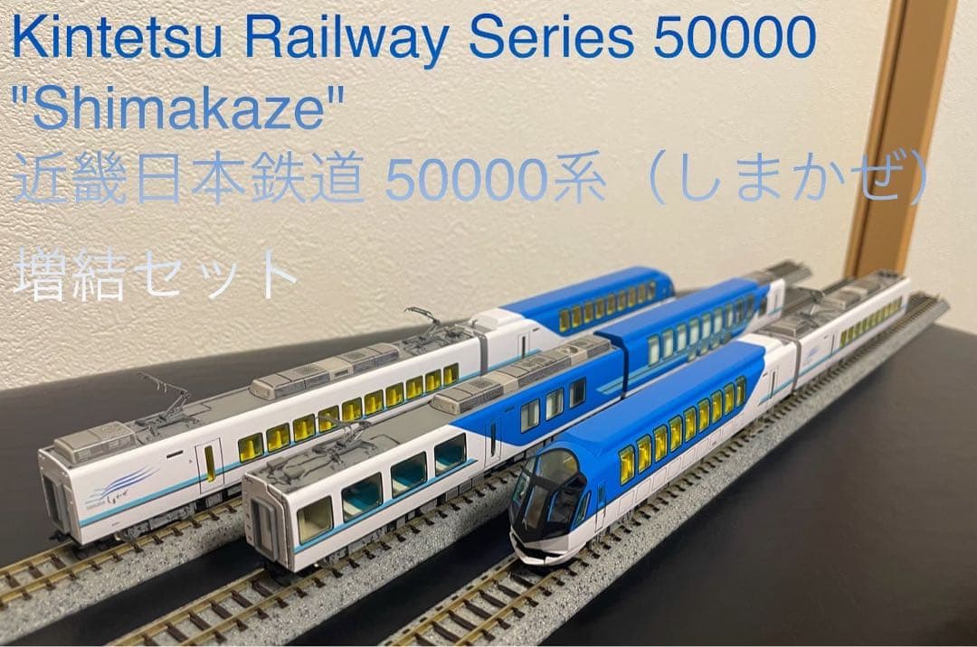 TOMIX 98461 98462 近鉄50000系 しまかぜ ウェザリング済