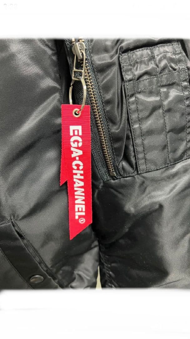 エガちゃんねる　MA-1 ジャンパー　L ブラック　新同　美品　定価以下