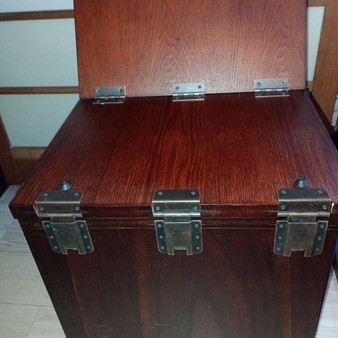 文机 折りたたみ式 三段引き出し