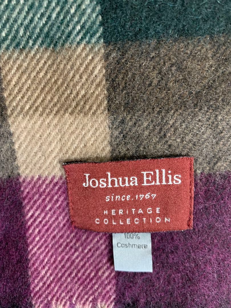 Joshua Ellis チェック柄 マフラー