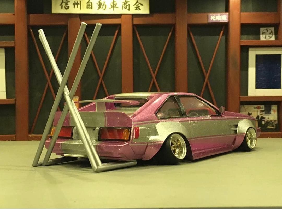 1/24 セリカXX 完成品 街道レーサー チバラギ ワークス シャコタン 族車