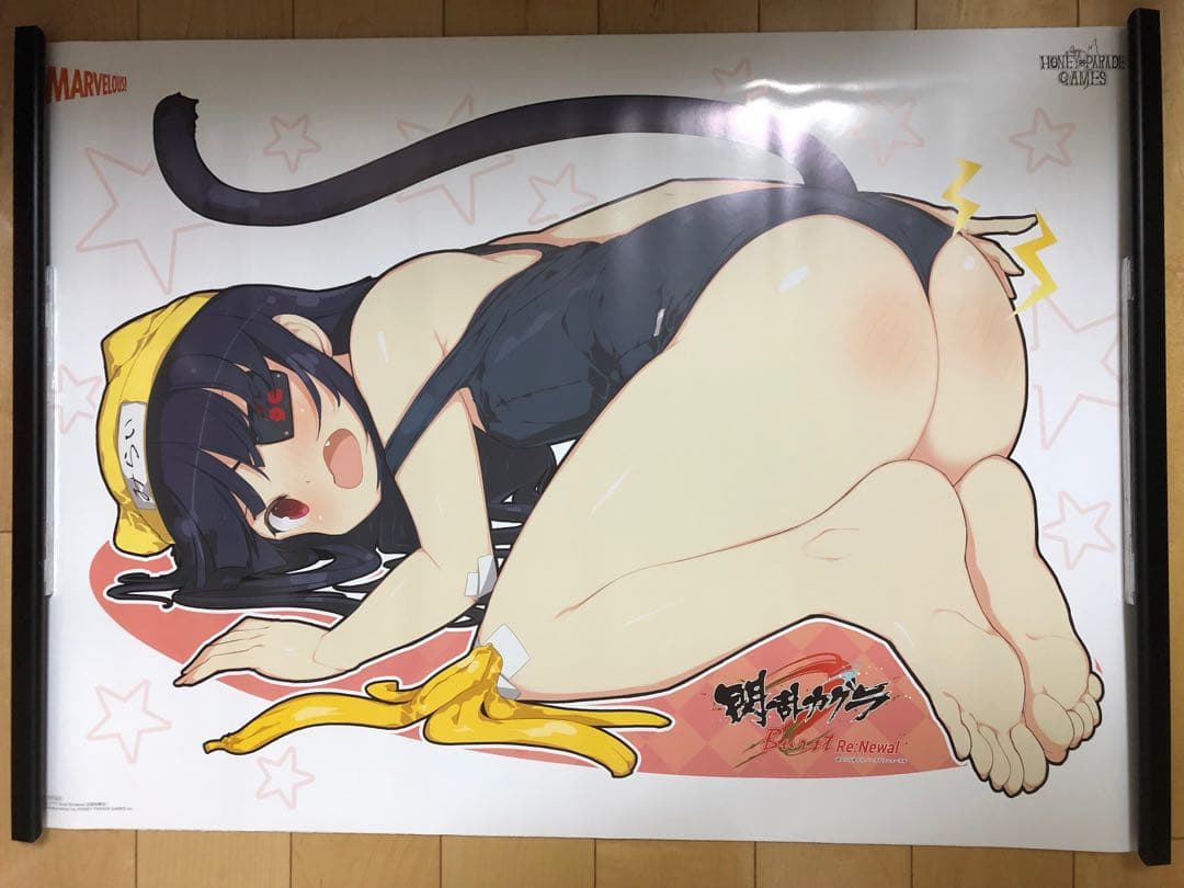 【非売品 当選品】 閃乱カグラ 未来 八重樫南 B2 サイズ ポスター