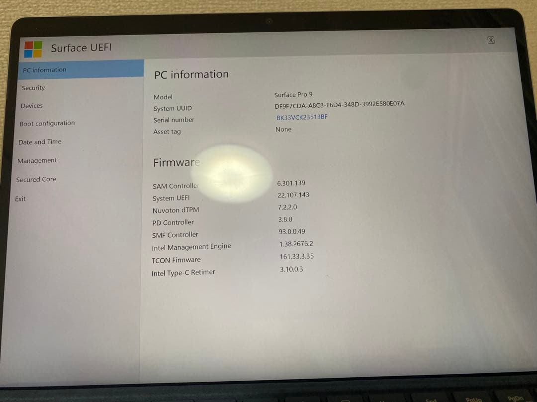 Microsoft Surface Pro 9 本体　ジャンク品？