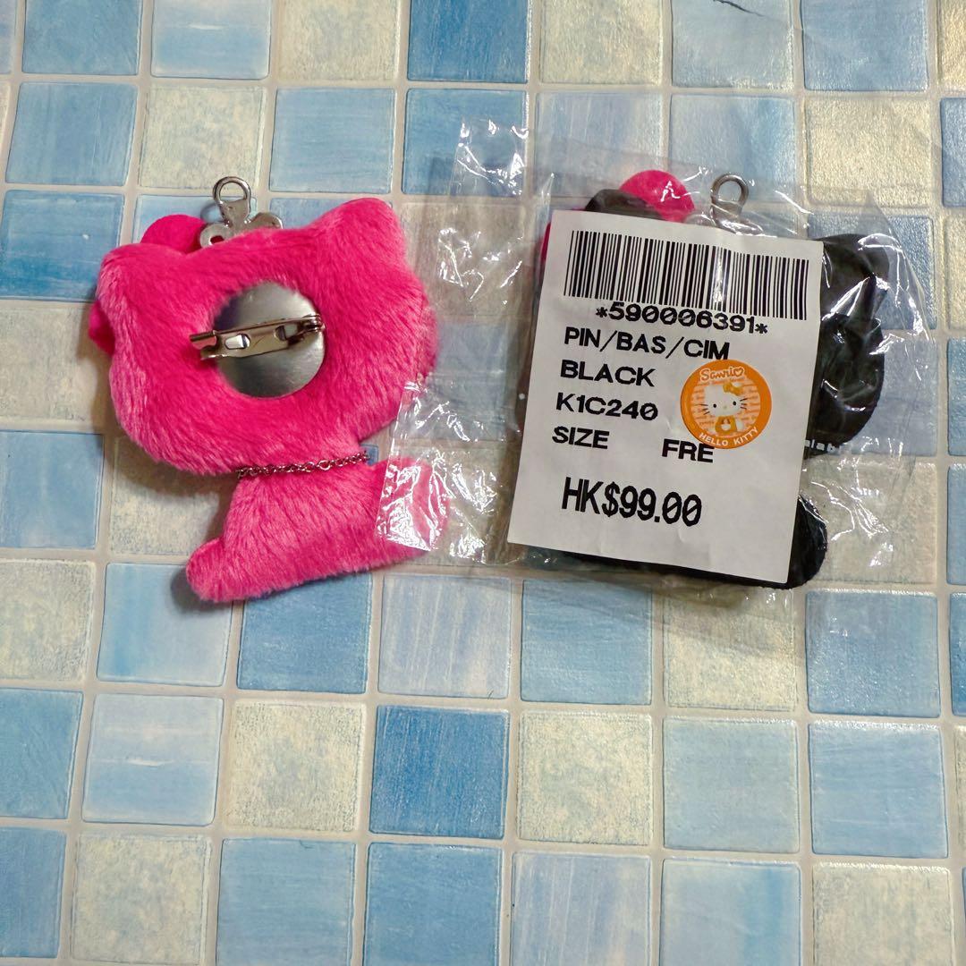 サンリオ　ハローキティ　クラウンピンバッジ　2点セット 激レア　KI・LA・RA