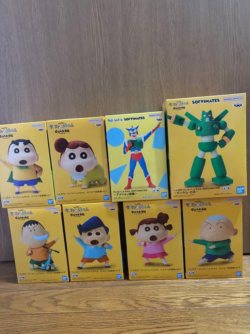 クレヨンしんちゃん フィギュア 8体セット