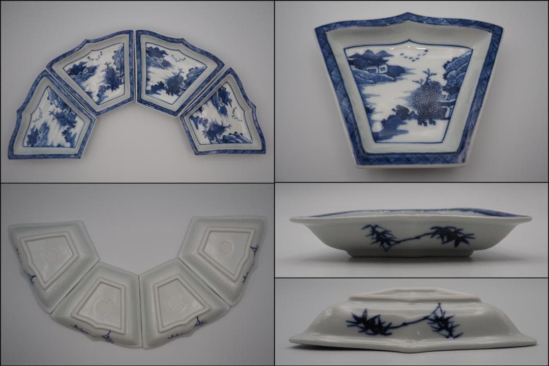 15代永楽善五郎 正全作 オードブル皿 八卦皿 初代 鈴木表朔造 一閑塗 手提盆