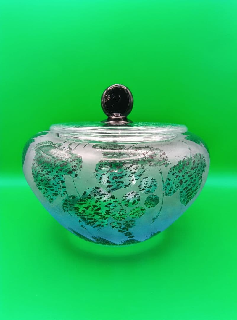 ガラス器 蓋もの