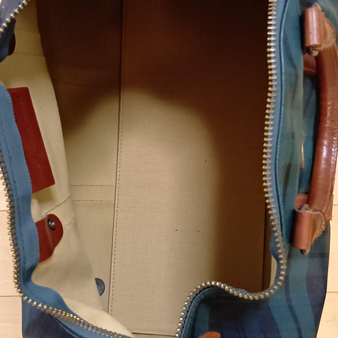 こ*う様 【ポロラルフローレン】ボストンバッグ グリーン・ネイビー チェック柄