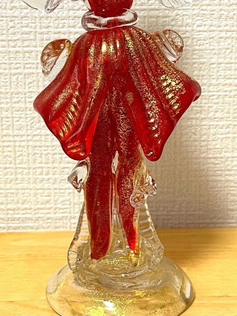 【希少・美品】ベネチアンガラス フィギュリン 人形 ヴェネチアン アンティーク
