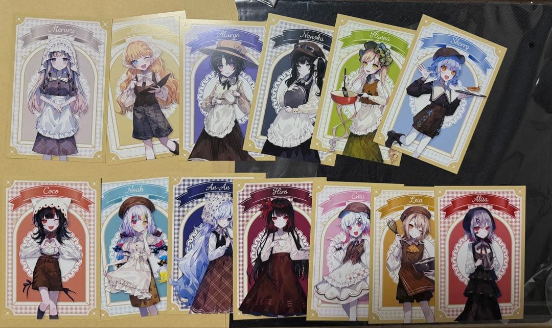 魔法少女ノ魔女裁判　江ノ島コラボカフェ　特典ポストカード　コンプリートセット