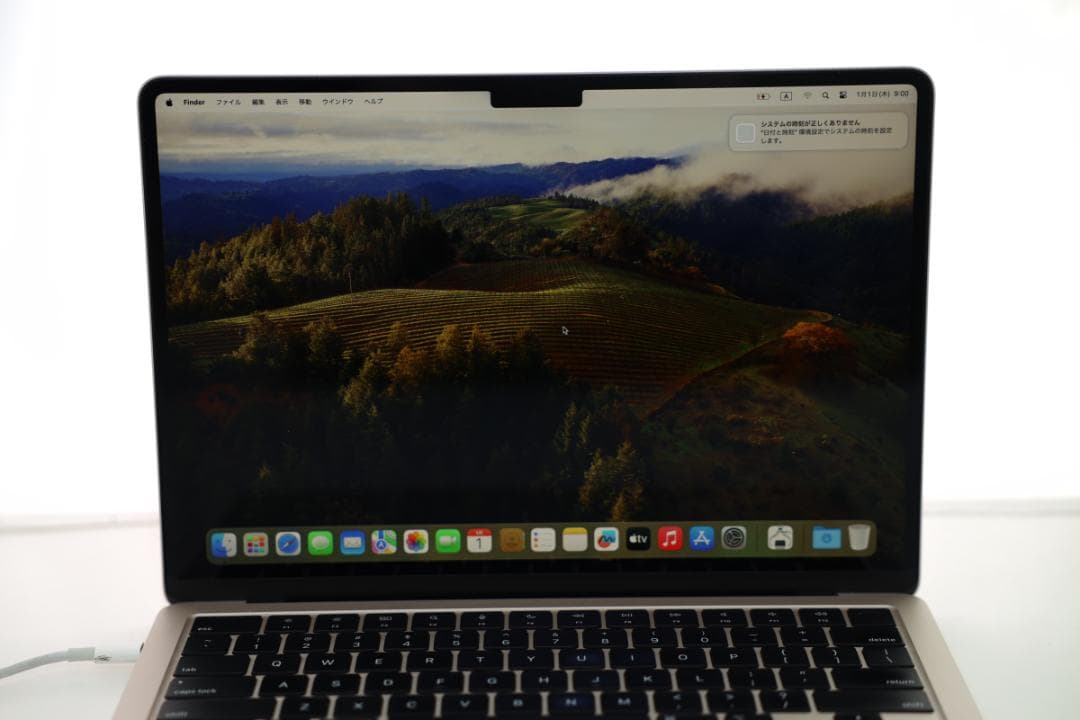 バッテリー100% MacBook Air M2 2022 8/256GB