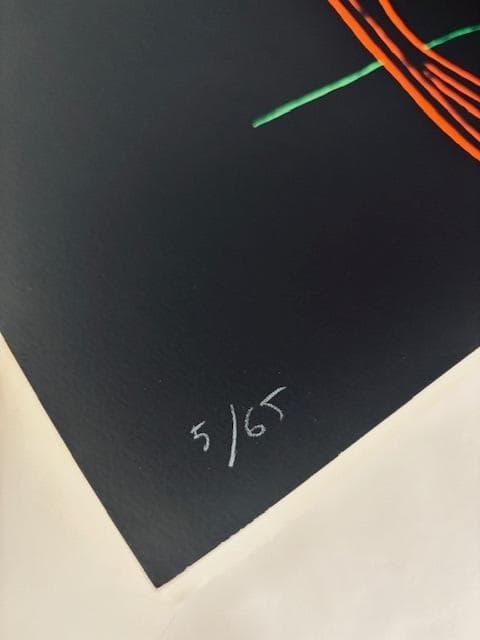 額装品/Calcot/ゴンサロ テナ/限定65枚/アート/サイン・ナンバリング入