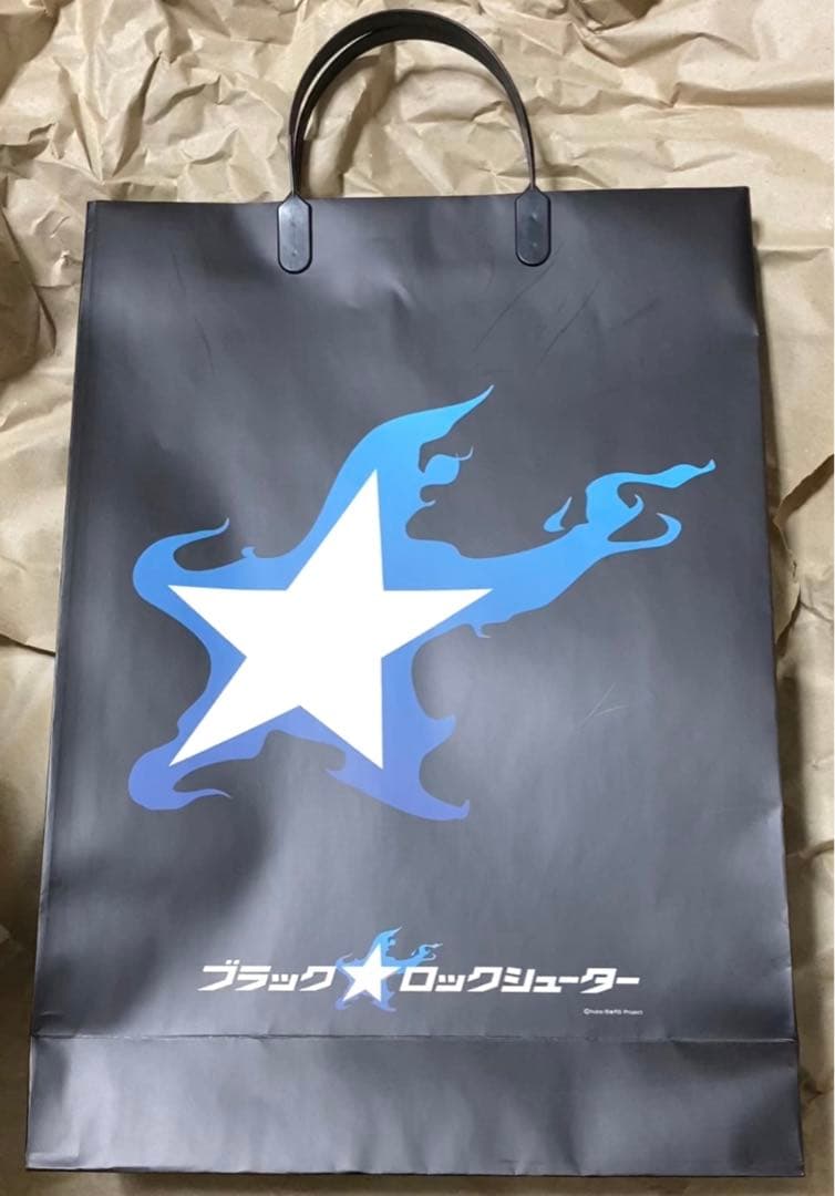 【新品】ブラック★ロックシューター Ｔシャツ(XL)　クリアファイルセット