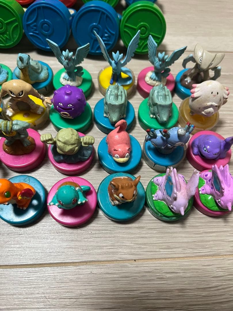 ポケモンフィギュア　ポケモンスタンプ　64個　まとめ売り