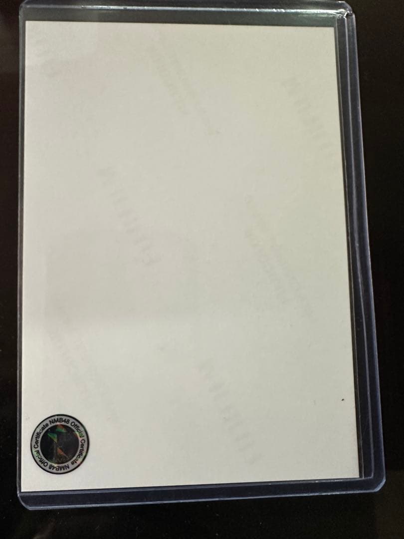 NMB48 竹田京加 直筆サイン写真　2024年October