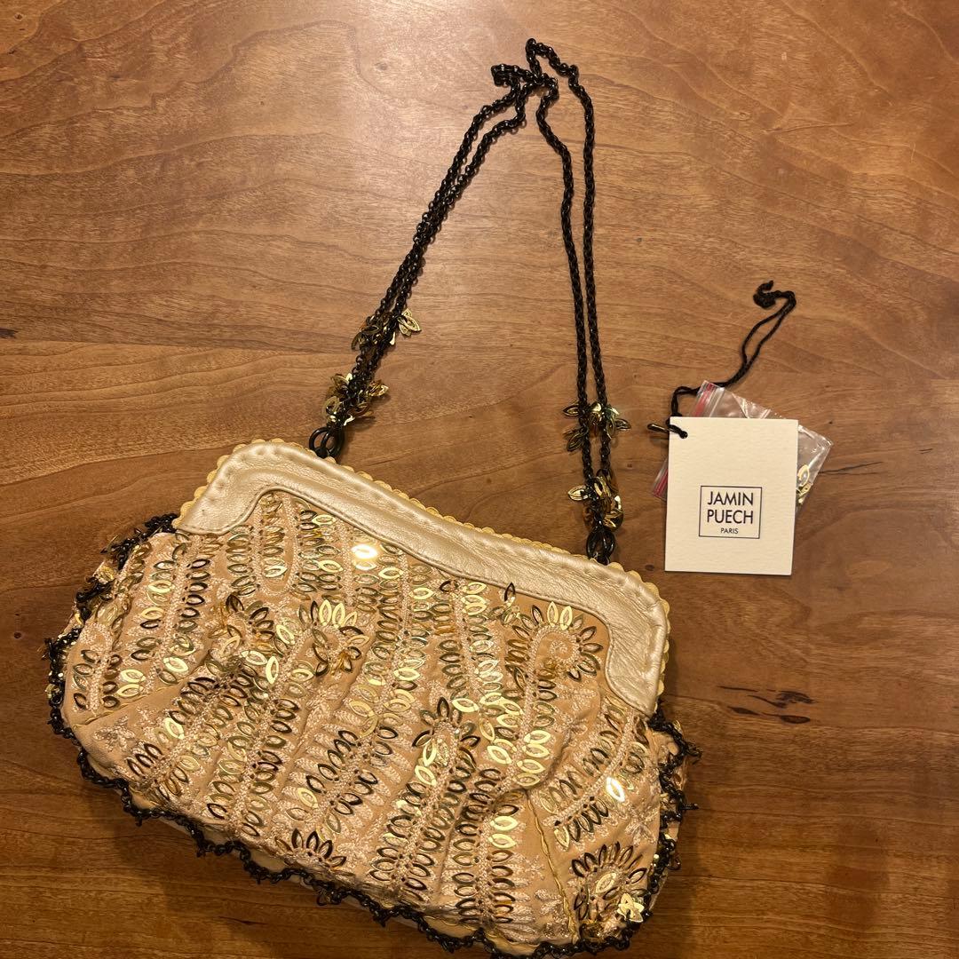 ジャマン・ピュエッシュJamin Puechパーティバッグ　パウダーピンク