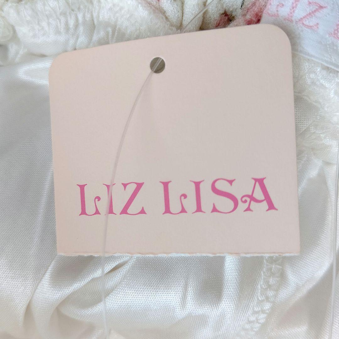 LIZ LISA 花柄 サイドリボン スカパン レース付き