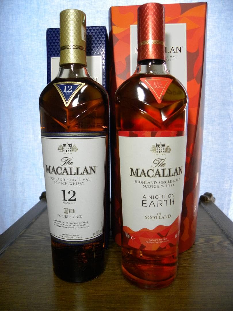 スコッチウイスキー (マッカラン2本)