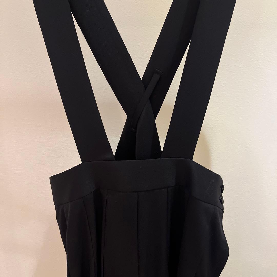 クリスマス値下げ！コムデギャルソンガールブラックXSジャンパースカート