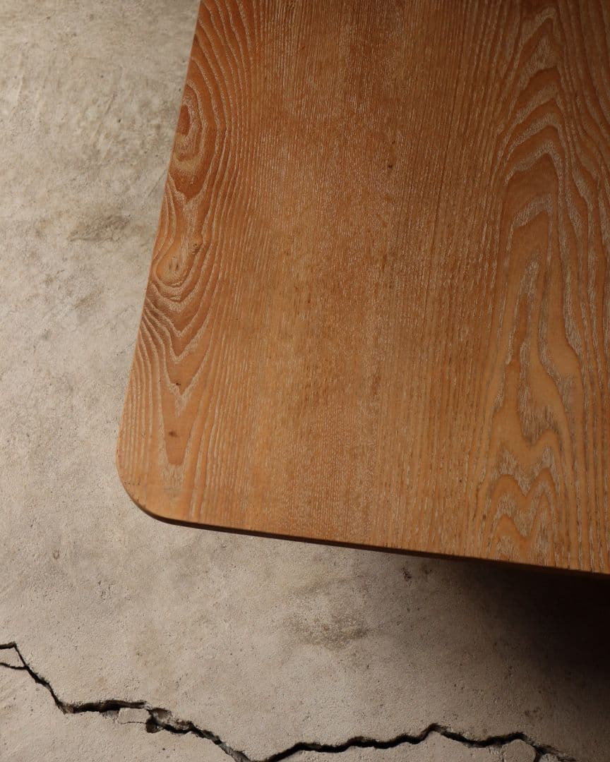 最終お値下げ 大きめサイズのろくろ脚角ちゃぶ台　古道具 古家具 ローテーブル