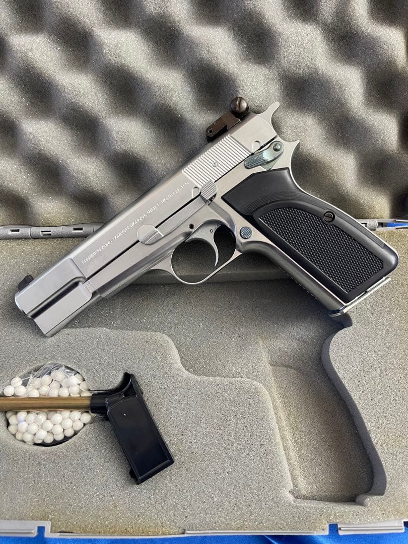 JAC製　ブローニングハイパワー　オールシルバー