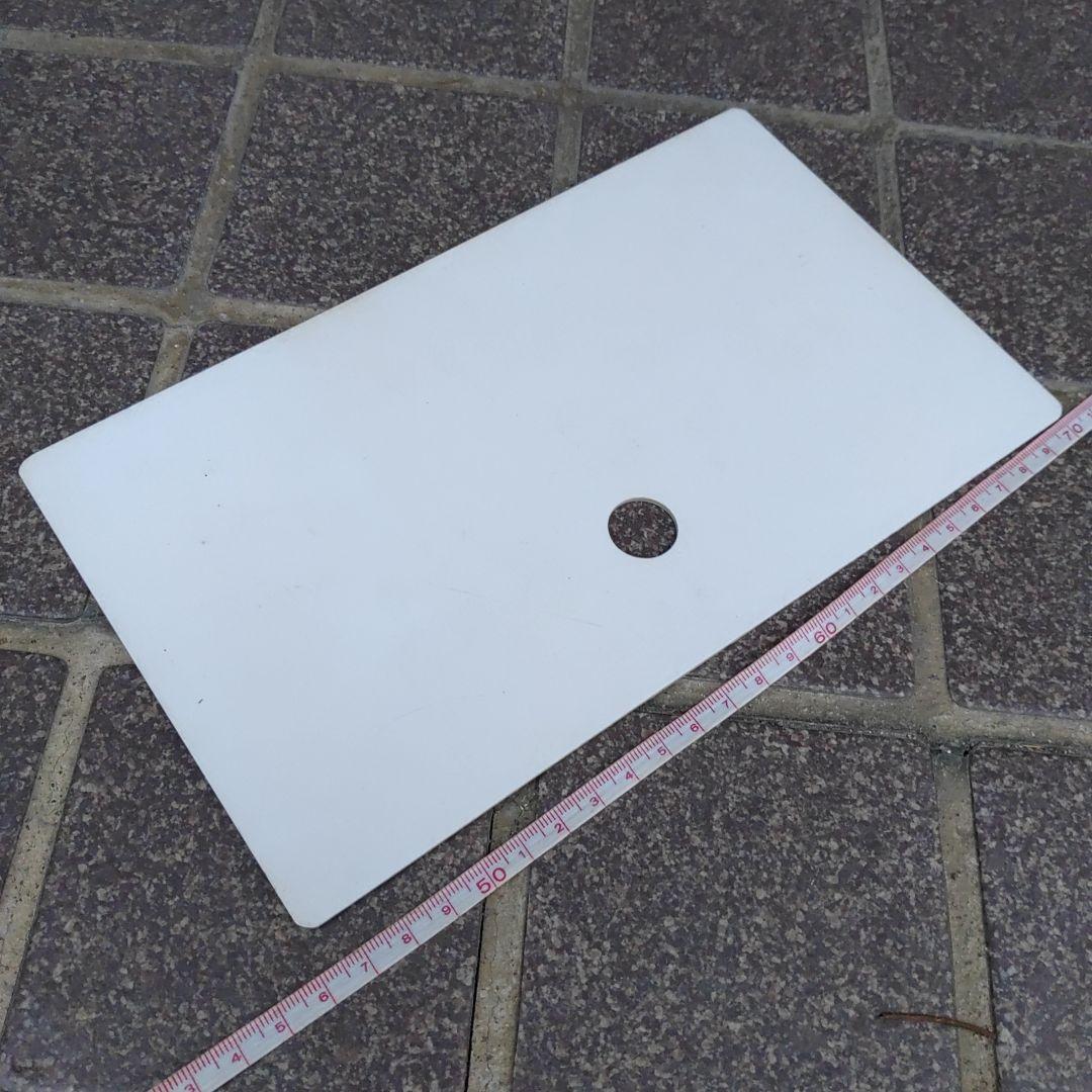 【鉄道サボ　愛称板】（表）ミステリー山陰　（裏）白