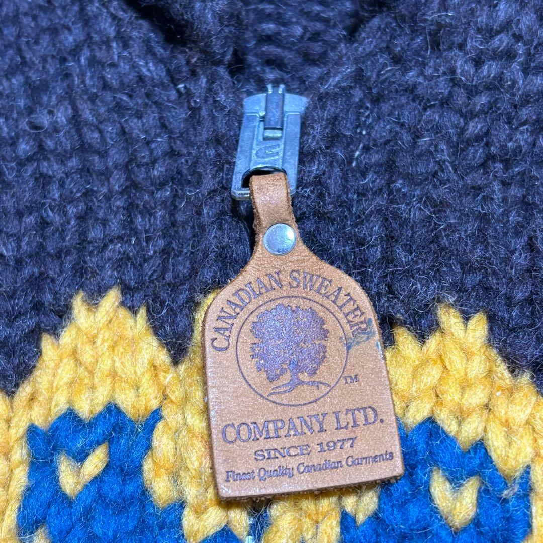 CANADIAN SWEATER カウチンセーター トーテムポール 古着